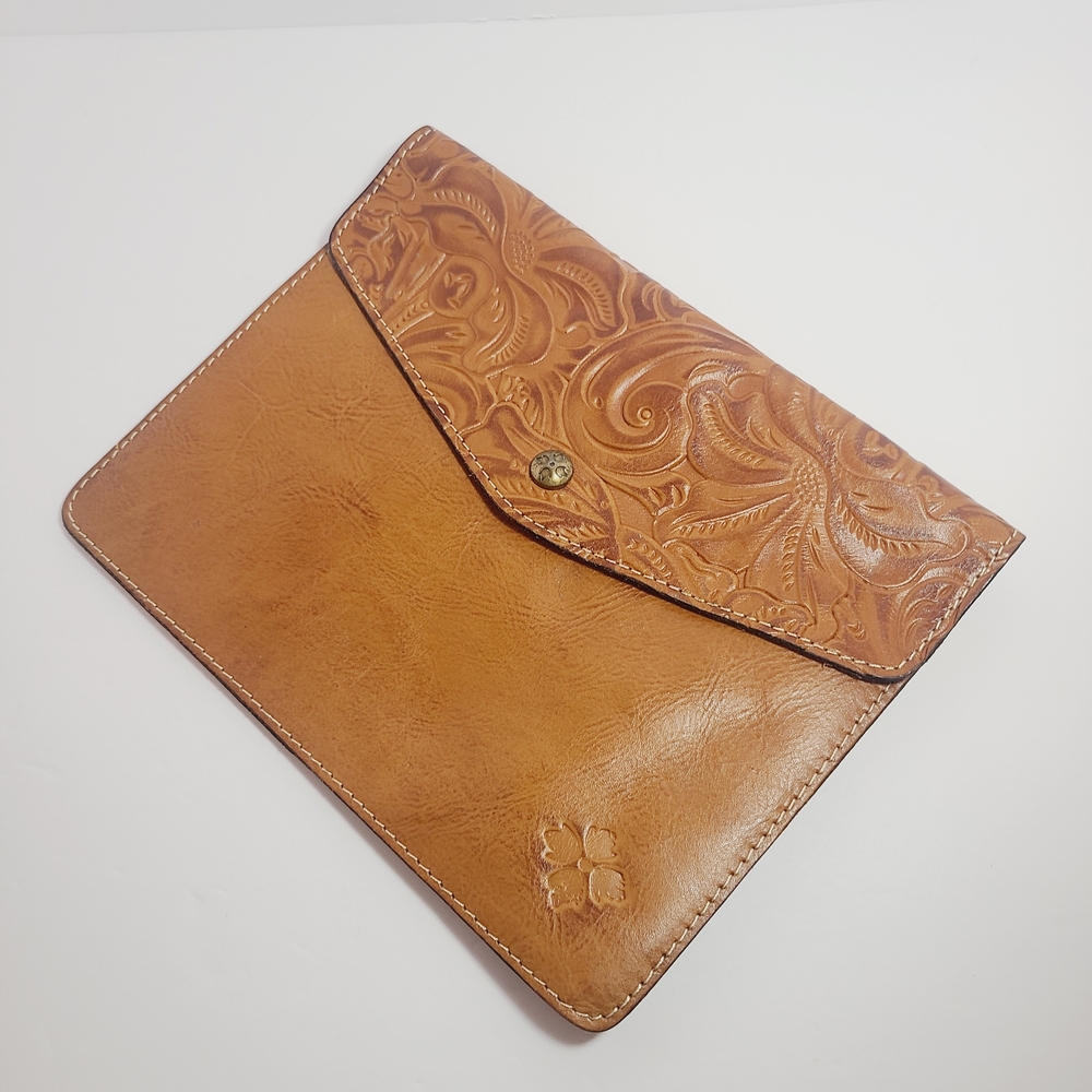 Patricia Nash Genuine Leather Messenger Bag - Picture 3 of 9